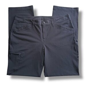 Eddie Bauer Outdoor Convertible Cargo Pants Roll-tab Black Women’s Size 14